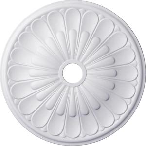 image26 34OD x 3 58ID x 1 38P Elsinore Ceiling Medallion Fits Canopies up to 3 58Primed