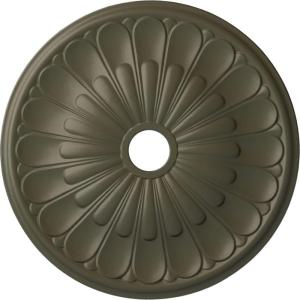 image26 34OD x 3 58ID x 1 38P Elsinore Ceiling Medallion Fits Canopies up to 3 58Witch Hazel Flat Finish