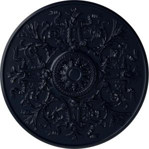 image33OD x 1 34P Versailles Ceiling Medallion Fits Canopies up to 3 14HandPainted Midnight Dream