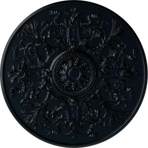 image33OD x 1 34P Versailles Ceiling Medallion Fits Canopies up to 3 14HandPainted Night Shade