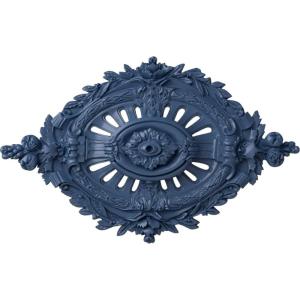 image35 78W x 22 12H x 4 38P Antonio Ceiling MedallionHandPainted Americana