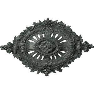 image35 78W x 22 12H x 4 38P Antonio Ceiling MedallionHandPainted Athenian Green Crackle