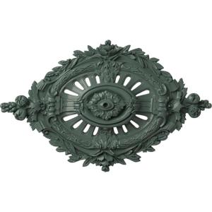 image35 78W x 22 12H x 4 38P Antonio Ceiling MedallionHandPainted Cloud Burst