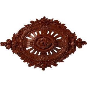 image35 78W x 22 12H x 4 38P Antonio Ceiling MedallionHandPainted Firebrick