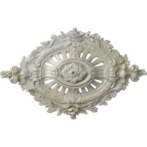 image35 78W x 22 12H x 4 38P Antonio Ceiling MedallionHandPainted Flash Blue