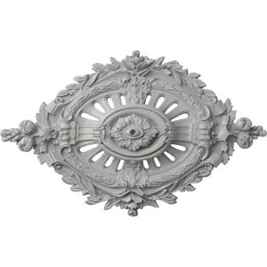 image35 78W x 22 12H x 4 38P Antonio Ceiling MedallionHandPainted Frost