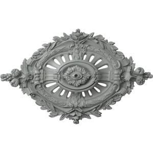 image35 78W x 22 12H x 4 38P Antonio Ceiling MedallionHandPainted Pale Gold
