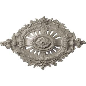image35 78W x 22 12H x 4 38P Antonio Ceiling MedallionHandPainted Pearl White