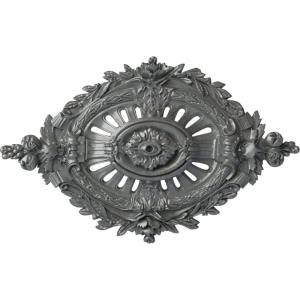 image35 78W x 22 12H x 4 38P Antonio Ceiling MedallionHandPainted Platinum