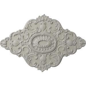 image42 34W x 28 78H x 1P Ashford Ceiling MedallionPot of Cream Flat Finish