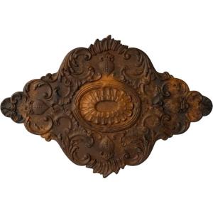 image42 34W x 28 78H x 1P Ashford Ceiling MedallionRust Metallic Series