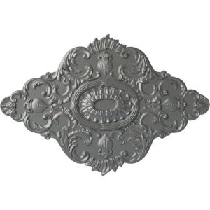 image42 34W x 28 78H x 1P Ashford Ceiling MedallionSilver Metallic Series