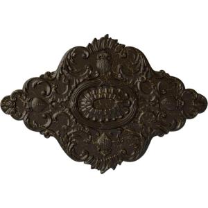 image42 34W x 28 78H x 1P Ashford Ceiling MedallionStone Hearth Crackle Flat Finish