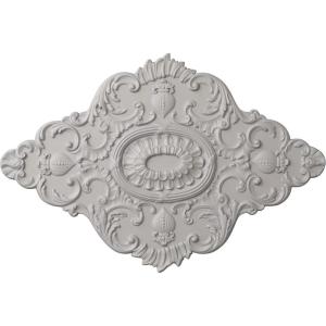 image42 34W x 28 78H x 1P Ashford Ceiling MedallionUltra Pure White Flat Finish