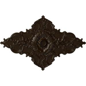 image67 14W x 43 38H x 4ID x 2P Melchor Diamond Ceiling Medallion Fits Canopies up to 4Bronze Metallic Series