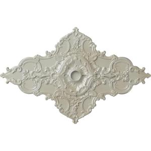 image67 14W x 43 38H x 4ID x 2P Melchor Diamond Ceiling Medallion Fits Canopies up to 4Flash Blue Metallic Series