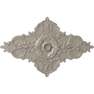 image67 14W x 43 38H x 4ID x 2P Melchor Diamond Ceiling Medallion Fits Canopies up to 4Pearl White Metallic Series