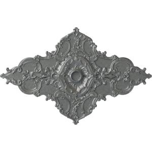 image67 14W x 43 38H x 4ID x 2P Melchor Diamond Ceiling Medallion Fits Canopies up to 4Platinum Metallic Series