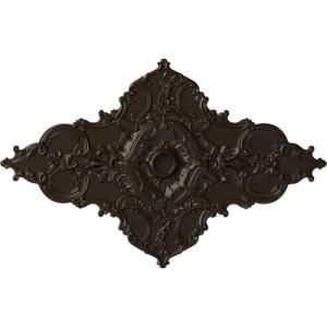 image67 14W x 43 38H x 4ID x 2P Melchor Diamond Ceiling Medallion Fits Canopies up to 4Stone Hearth Flat Finish
