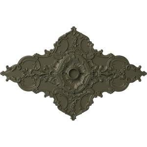 image67 14W x 43 38H x 4ID x 2P Melchor Diamond Ceiling Medallion Fits Canopies up to 4Witch Hazel Flat Finish