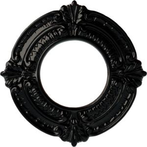 imageEkena Millwork Benson Ceiling Medallion Jet BlackBlack Pearl Metallic Series