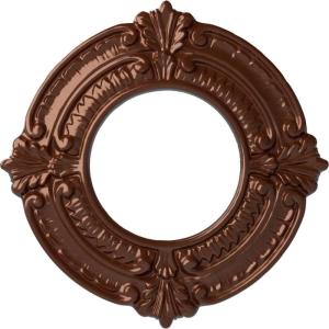 imageEkena Millwork Benson Ceiling Medallion Jet BlackCopper Penny Metallic Series