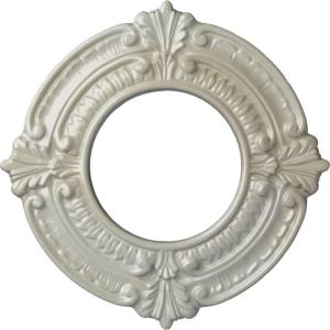 imageEkena Millwork Benson Ceiling Medallion Jet BlackFlash Blue Metallic Series