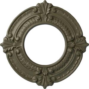 imageEkena Millwork Benson Ceiling Medallion Jet BlackPainted Turtle Flat Finish
