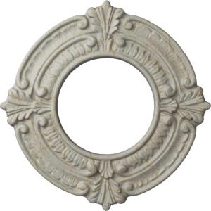 imageEkena Millwork Benson Ceiling Medallion Jet BlackPot of Cream Crackle Flat Finish