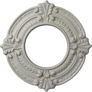 imageEkena Millwork Benson Ceiling Medallion Jet BlackPot of Cream Flat Finish