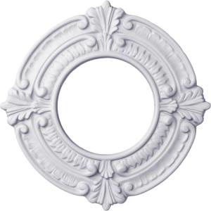 imageEkena Millwork Benson Ceiling Medallion Jet BlackPrimed