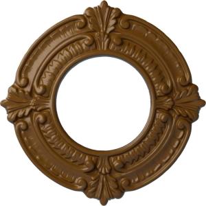 imageEkena Millwork Benson Ceiling Medallion Jet BlackSmokey Topaz Flat Finish