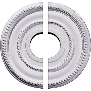 imageEkena Millwork CM12VA2 12 18OD x 3 58ID x 34P Valeriano Ceiling Medallion Fits Canopies up to 614 2 PieceSplit