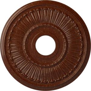 imageEkena Millwork CM16MLPES 16OD X 3 58ID X 34P Melonie Ceiling Medallion Fits Canopies Up to 6 38 PewterBurnished Mahogany Crackle Flat Finish