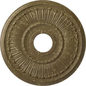 imageEkena Millwork CM16MLPES 16OD X 3 58ID X 34P Melonie Ceiling Medallion Fits Canopies Up to 6 38 PewterMississippi Mud Crackle Flat Finish