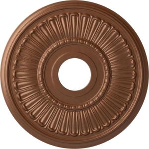 imageEkena Millwork CM16MLPES 16OD X 3 58ID X 34P Melonie Ceiling Medallion Fits Canopies Up to 6 38 PewterPolished Copper Metallic Series