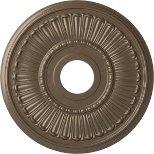 imageEkena Millwork CM16MLPES 16OD X 3 58ID X 34P Melonie Ceiling Medallion Fits Canopies Up to 6 38 PewterWarm Silver Metallic Series