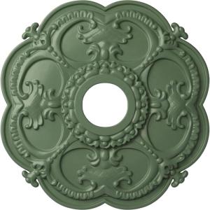 imageEkena Millwork CM17RORUSDecorative Ceiling Medallions Modeled After Original Historical Patterns amp Designs RustAthenian Green Flat Finish