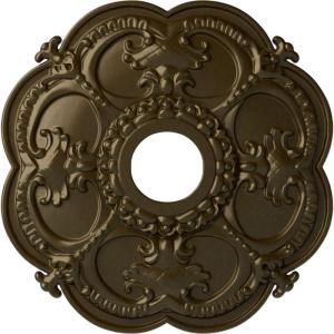 imageEkena Millwork CM17RORUSDecorative Ceiling Medallions Modeled After Original Historical Patterns amp Designs RustBrass Metallic Series