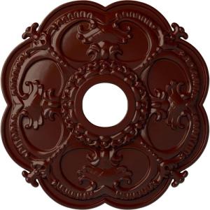 imageEkena Millwork CM17RORUSDecorative Ceiling Medallions Modeled After Original Historical Patterns amp Designs RustBurnished Mahogany Flat Finish