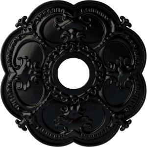 imageEkena Millwork CM17RORUSDecorative Ceiling Medallions Modeled After Original Historical Patterns amp Designs RustJet Black Flat Finish