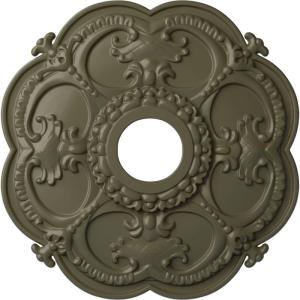 imageEkena Millwork CM17RORUSDecorative Ceiling Medallions Modeled After Original Historical Patterns amp Designs RustPainted Turtle Flat Finish