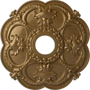 imageEkena Millwork CM17RORUSDecorative Ceiling Medallions Modeled After Original Historical Patterns amp Designs RustPale Gold Metallic Series