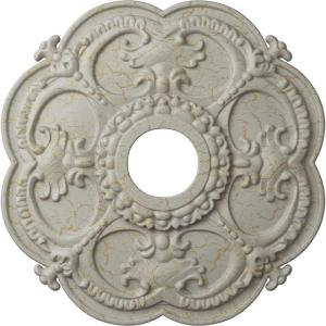 imageEkena Millwork CM17RORUSDecorative Ceiling Medallions Modeled After Original Historical Patterns amp Designs RustPot of Cream Crackle Flat Finish