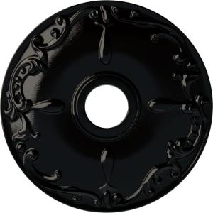imageEkena Millwork CM18KE 18Inch OD x 3 12Inch ID x 1 14Inch Kent Ceiling MedallionBlack Pearl Metallic Series