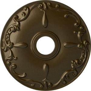 imageEkena Millwork CM18KE 18Inch OD x 3 12Inch ID x 1 14Inch Kent Ceiling MedallionBrass Metallic Series