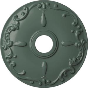 imageEkena Millwork CM18KE 18Inch OD x 3 12Inch ID x 1 14Inch Kent Ceiling MedallionCloud Burst Flat Finish