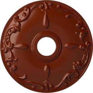 imageEkena Millwork CM18KE 18Inch OD x 3 12Inch ID x 1 14Inch Kent Ceiling MedallionFirebrick Flat Finish