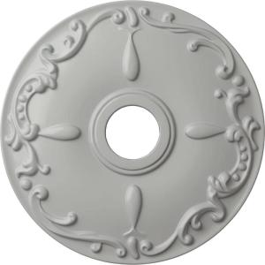 imageEkena Millwork CM18KE 18Inch OD x 3 12Inch ID x 1 14Inch Kent Ceiling MedallionFrost Flat Finish