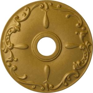 imageEkena Millwork CM18KE 18Inch OD x 3 12Inch ID x 1 14Inch Kent Ceiling MedallionPharaohs Gold Metallic Series